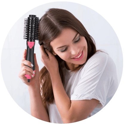 2 en 1: cepillo secador y voluminizador de cabello