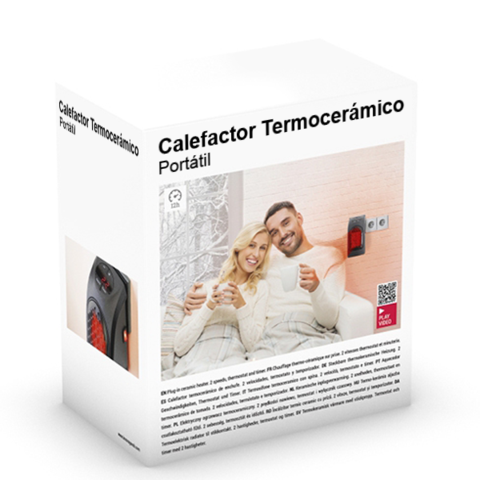 Calefactor termocerámico portatil